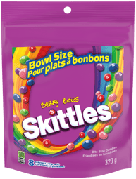 SKITTLES Berry Candy Bowl Size, 320g image