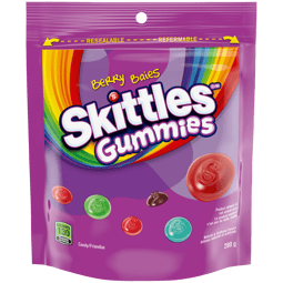 SKITTLES Berry Gummies Stand Up Bag, 280g image