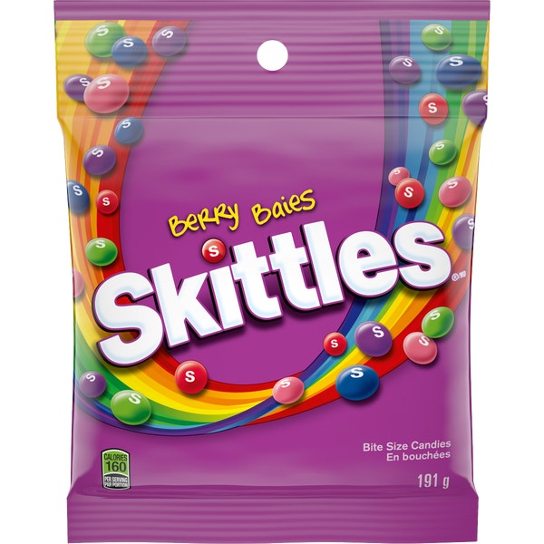 SKITTLES Baies, sac, 191 g